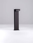 Preview: Nova Luce LED Wegeleuchte Rob 11W warmweiss 3000K IP65 salzwasserfest Schwarz Aluminium 50cm 9136429