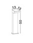 Preview: Nova Luce LED Wegeleuchte Rob 11W warmweiss 3000K IP65 salzwasserfest Schwarz Aluminium 50cm 9136429