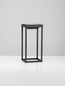Preview: Nova Luce LED Akku-Stehleuchte Tegolo dimmbar 2W warmweiss 3000K USB IP54 Anthrazit Aluminium 39cm 9136431
