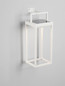 Preview: Nova Luce LED Akku-Stehleuchte Tegolo dimmbar 2W warmweiss 3000K USB IP54 Weiß Aluminium 39cm 9136432