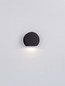 Preview: Nova Luce LED Außen-Wandleuchte Sango 4W warmweiss 3000K IP54 salzwasserfest Schwarz Aluminium 10x8,5cm 9136433