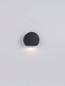 Preview: Nova Luce LED Außen-Wandleuchte Sango 4W warmweiss 3000K IP54 salzwasserfest Dunkelgrau Aluminium 10x8,5cm 9136435