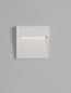 Preview: Nova Luce LED Außen-Wandleuchte Fem 5W warmweiss 3000K IP54 salzwasserfest Weiß Aluminium 16x16cm 9136441