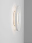 Preview: Nova Luce LED Außen-Wandleuchte Cico 12W warmweiss 3000K IP65 salzwasserfest Weiß Aluminium Ø24cm 9136447