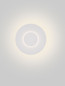 Preview: Nova Luce LED Außen-Wandleuchte Cico 12W warmweiss 3000K IP65 salzwasserfest Weiß Aluminium Ø24cm 9136447