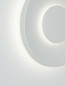 Preview: Nova Luce LED Außen-Wandleuchte Cico 12W warmweiss 3000K IP65 salzwasserfest Weiß Aluminium Ø24cm 9136447