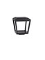 Preview: Nova Luce LED Sockelleuchte Opu 24W warmweiss 3000K IP65 salzwasserfest Anthrazit Aluminium 26cm 9136448