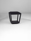 Preview: Nova Luce LED Sockelleuchte Opu 24W warmweiss 3000K IP65 salzwasserfest Anthrazit Aluminium 26cm 9136448