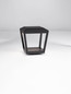 Preview: Nova Luce LED Sockelleuchte Opu 24W warmweiss 3000K IP65 salzwasserfest Anthrazit Aluminium 26cm 9136448