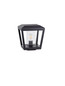 Preview: Nova Luce Sockelleuchte Opu E27 IP54 salzwasserfest Anthrazit Aluminium 26cm 9136449