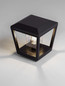 Preview: Nova Luce Sockelleuchte Opu E27 IP54 salzwasserfest Anthrazit Aluminium 26cm 9136449