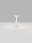 Preview: Nova Luce LED Akku-Tischleuchte Grigio dimmbar 2W CCT extra-warm-/warmweiss 2200/2700/3000K IP54 Weiß Aluminium Ø10cm 9136453