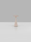 Preview: Nova Luce LED Akku-Tischleuchte Grigio dimmbar 2W CCT extra-warm-/warmweiss 2200/2700/3000K IP54 Sandfarben Aluminium Ø10cm 9136455