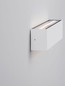 Preview: Nova Luce LED Außen-Wandleuchte Allure 22W warmweiss 3000K IP65 salzwasserfest Weiß Aluminium 26x6,5cm 9136457