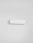 Preview: Nova Luce LED Außen-Wandleuchte Allure 22W warmweiss 3000K IP65 salzwasserfest Weiß Aluminium 26x6,5cm 9136457