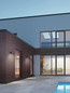 Preview: Nova Luce LED Solar-Wandleuchte Tek 1W warmweiss 3000K Bewegungsmelder IP54 Schwarz Aluminium 19x11cm 9136460