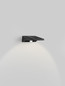 Preview: Nova Luce LED Solar-Wandleuchte Tek 1W warmweiss 3000K Bewegungsmelder IP54 Schwarz Aluminium 19x11cm 9136460