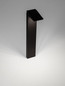 Preview: Nova Luce LED Solar-Wegeleuchte Tek 1W warmweiss 3000K Bewegungsmelder IP54 Schwarz Aluminium 65cm 9136461