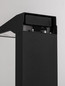 Preview: Nova Luce LED Solar-Wegeleuchte Tek 1W warmweiss 3000K Bewegungsmelder IP54 Schwarz Aluminium 65cm 9136461