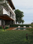 Preview: Nova Luce LED Solar-Wegeleuchte Chiaro 1W warmweiss 3000K Bewegungsmelder IP54 Schwarz Aluminium 50cm 9136462