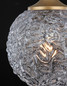Preview: Nova Luce Pendelleuchte Mirano G9 Messinggold Stahl Glas Ø15cm 9160211