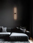 Preview: Nova Luce LED Wandleuchte Cretel 15W warmweiss 3000K IP44 Schwarz Aluminium 90x8cm 9172871