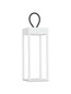 Preview: Nova Luce LED Akku-Stehleuchte Lucia dimmbar 4W warmweiss 3000K USB IP54 salzwasserfest Weiß Aluminium 30cm 9176103