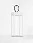 Preview: Nova Luce LED Akku-Stehleuchte Lucia dimmbar 4W warmweiss 3000K USB IP54 salzwasserfest Weiß Aluminium 30cm 9176103