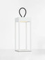 Preview: Nova Luce LED Akku-Stehleuchte Lucia dimmbar 4W warmweiss 3000K USB IP54 salzwasserfest Weiß Aluminium 30cm 9176103