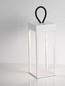 Preview: Nova Luce LED Akku-Stehleuchte Lucia dimmbar 4W warmweiss 3000K USB IP54 salzwasserfest Weiß Aluminium 30cm 9176103