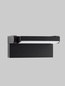 Preview: Nova Luce LED Außen-Wandleuchte Sally schwenkbar 20W warmweiss 3000K IP54 salzwasserfest Schwarz Aluminium 21x16,5cm 9176105