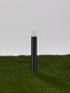 Preview: Nova Luce LED Wegeleuchte Paul 10W warmweiss 3000K IP65 salzwasserfest Schwarz Aluminium 60cm 9176109