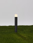 Preview: Nova Luce LED Wegeleuchte Paul 10W warmweiss 3000K IP65 salzwasserfest Schwarz Aluminium 60cm 9176109