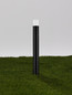 Preview: Nova Luce LED Wegeleuchte Paul 10W warmweiss 3000K IP65 salzwasserfest Schwarz Aluminium 80cm 9176110