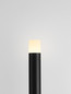Preview: Nova Luce LED Wegeleuchte Paul 10W warmweiss 3000K IP65 salzwasserfest Schwarz Aluminium 80cm 9176110