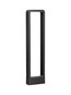 Preview: Nova Luce LED Wegeleuchte Minimal 7W warmweiss 3000K IP65 salzwasserfest Schwarz Aluminium 65cm 9176112