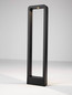 Preview: Nova Luce LED Wegeleuchte Minimal 7W warmweiss 3000K IP65 salzwasserfest Schwarz Aluminium 65cm 9176112