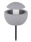 Preview: Nova Luce Bodeneinbauleuchte Minor G9 IP65 salzwasserfest Grau Beton Ø15cm 9186704