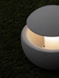 Preview: Nova Luce Bodeneinbauleuchte Minor G9 IP65 salzwasserfest Grau Beton Ø15cm 9186704