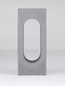 Preview: Nova Luce LED Sockelleuchte Stage 6W warmweiss 3000K IP65 salzwasserfest Grau Beton 35cm 9186707