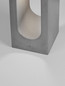 Preview: Nova Luce LED Sockelleuchte Stage 6W warmweiss 3000K IP65 salzwasserfest Grau Beton 35cm 9186707