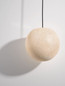 Preview: Nova Luce Außen-Pendelleuchte Moon E14 IP65 salzwasserfest Weiß Ø30cm 9186714
