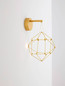 Preview: Nova Luce LED Pendelleuchte Nebula 6W warmweiss 3000K Gold Aluminium Kupfer 23x17cm 9186903
