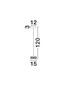 Preview: Nova Luce LED Pendelleuchte Bion 6W warmweiss 3000K Messinggold Metall Ø15cm 9186941