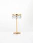 Preview: Nova Luce LED Tischleuchte Bion 6W warmweiss 3000K Messinggold Metall Ø15cm 9186947