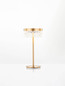 Preview: Nova Luce LED Tischleuchte Bion 6W warmweiss 3000K Messinggold Metall Ø15cm 9186947