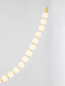Preview: Nova Luce LED Pendelleuchte Perla dimmbar 48W warmweiss 3000K Gold Opal Glas Metall 116x24cm 9186955