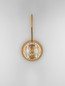 Preview: Nova Luce LED Wandleuchte Licio 4W warmweiss 3000K Gold Glas Metall Ø12cm 9186959