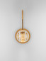 Preview: Nova Luce LED Wandleuchte Licio 4W warmweiss 3000K Gold Glas Metall Ø12cm 9186959