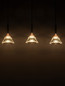 Preview: Nova Luce LED Pendelleuchte Paluz dimmbar 30W warmweiss 3000K Roségold Schwarz Metall 90,5x10,5cm 9186964